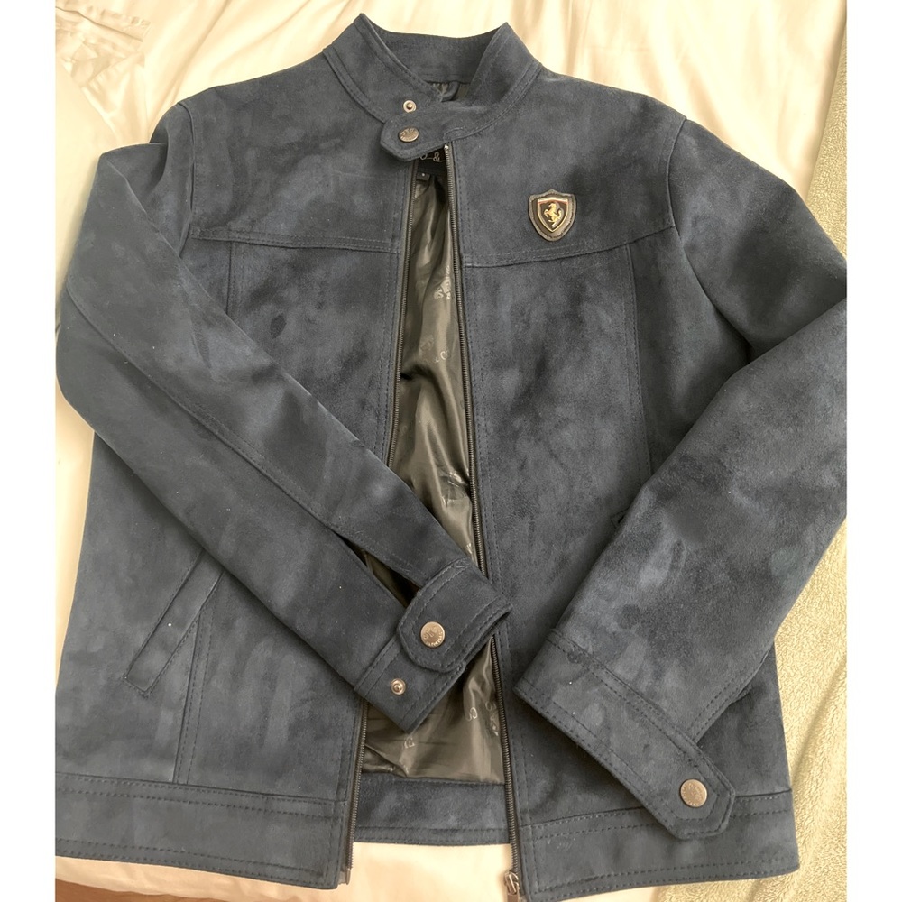 Ferrari Jacket suade blue